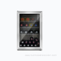 Hot sale 304 glass doors mini beverage cooler